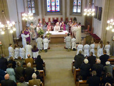 Festgottesdienst zum 50jahrigen Priesterjubiläum von Stadtpfarrer i.R. Geistlichen Rat Ulrich Trzeciok (Foto: Karl-Franz Thiede)